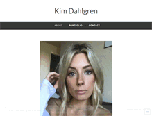Tablet Screenshot of kimdahlgren.com